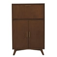 thumbnail image 4 of Flynn Large Bar Cabinet w/Drop Down Tray, Walnut, 4 of 5