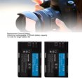 thumbnail image 4 of Camera Battery, Durability Replacement Battery 2pcs Lightweight 7.2V  for D III 5D IV 5Ds 6D for R5 R6 90D 60D, 4 of 7