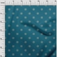 thumbnail image 3 of oneOone Velvet Teal Blue Fabric Block Sewing Craft Projects Fabric Prints By Yard 58 Inch Wide, 3 of 4