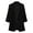 Black, variant on Ruziyoog Women Plus Size Blazers Windproof Coat, Long Sleeve Blazer Suit Trench Coats Autumn Spring Outwear Coat Blouse Jacket Black L