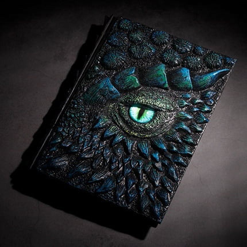NWJ New Deluxe Animated Dragon Book - A5 Resin Craft Notebook
