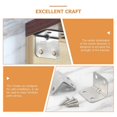 thumbnail image 2 of Small Corner Bracket Stainless Steel Corner Brace for Garden 30Pcs, 2 of 4
