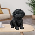 thumbnail image 3 of Resin Dog Figurine Animal Statue Sculpture Collection for Living Room Tabletop Decor Ornament, 3 of 8