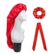 thumbnail image 1 of Sombrero De Banda Ancha + Cuerda Para El Cabello + Juego De Bandas Para El Cabello Para Mujeres Sombrero De Tubo Largo Sombrero De Pelo Trenzado Sucio Gorros Para Dormir 3 Uds Methold AP007045-01, 1 of 6
