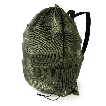 GUGULUZA Duck Mesh Decoys Bag, Pigeon/Goose/Turkey Carry Storage Backpack for Hunting (Green)