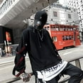 thumbnail image 5 of Sudadera con capucha de hip hop para hombre, estilo japonés Harajuku, ropa urbana tecnológica, 5 of 5