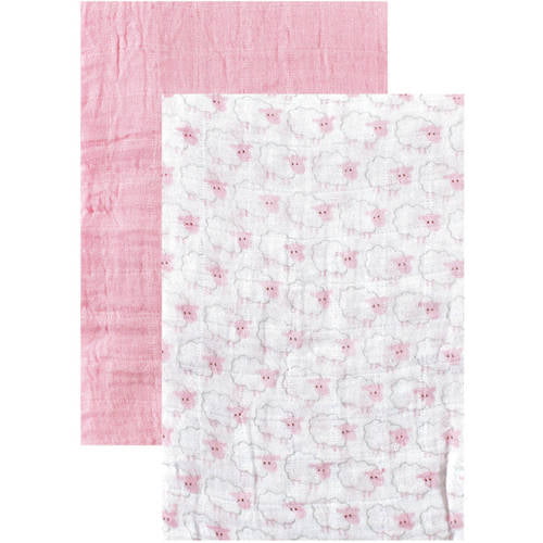 pink muslin blanket