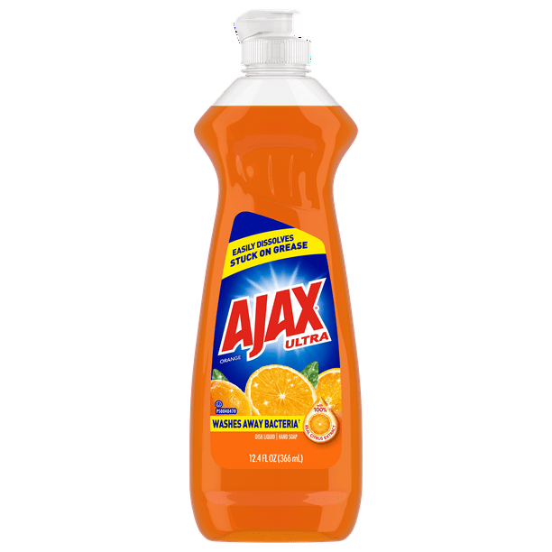 Om toevlucht te zoeken wasmiddel Maak plaats Ajax Triple Action Hand Dish, Orange, 12.4 oz - Walmart.com