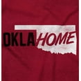 thumbnail image 2 of Home State Pride Oklahoma Proud Okie Zip Up Hoodie Men's Women's Brisco Brands L, 2 of 6