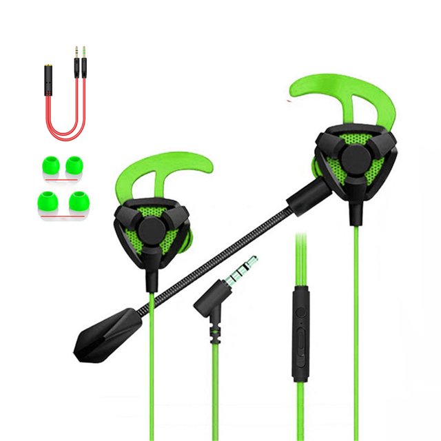 Redcolurful G9 Gaming Headset Gamer Earphone With Computer Adapter Cable Games Headphones With Microphone