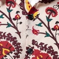 thumbnail image 5 of CONZONE Mens 70S Disco Buttons Down Shirts Long Sleeve Hippie Shirts for Men Trendy Floral Graphic Lapel Soft Lightweight Tops, 5 of 8