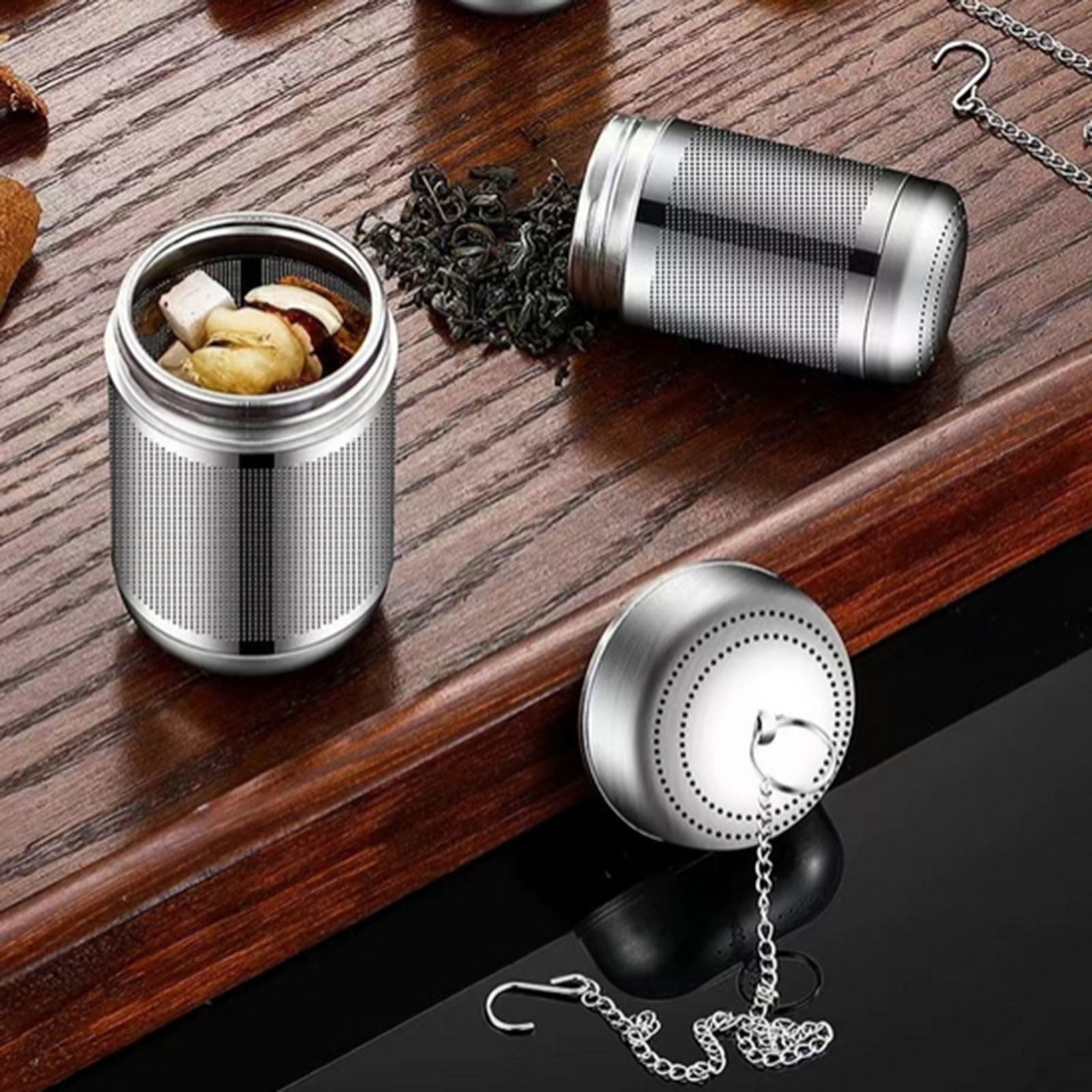 Infuseur Thé Inox Maille Fine Lot De 2, Double Poignée, Pour Tasses Standards 90736764 Infuseur Thé Inox Maille Fine Lot De 2, Double Poignée, Pour Tasses Standards 90736764
