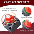 thumbnail image 5 of Interruptor de Desconexión de Batería Interruptor de Corte de Batería de 12 V-48 V Encendido/Apagado Interruptor de Batería Resistente Al Agua, 5 of 5