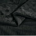 thumbnail image 5 of Chezmoi Collection Lux 3-Piece Black Velvet Comforter Set King Size, All Season Lush Plush Velvet Bedding Set with Soft Washed Microfiber Reverse, 5 of 9