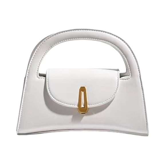 Wxqbjtam Ladies Handbag Elegant Travel Bag Portable Girls Purses Pouch Women Shoulder Bag White