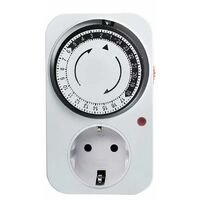 Tomas de corriente programables mecánicas, programador de tomas de corriente eléctricas, toma con temporizador --Lefou (230 V 50 Hz 16 A) STOL