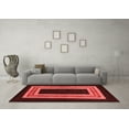 thumbnail image 3 of Ahgly Company Indoor Rectangle Abstract Red Modern Area Rugs, 8' x 12', 3 of 4
