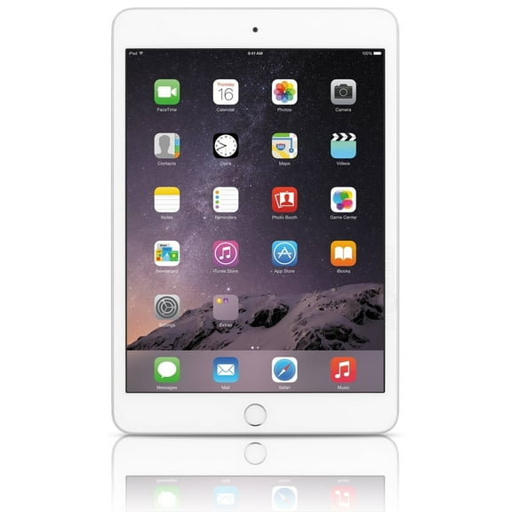 Pre-Owned Apple iPad Mini 2nd Gen ME276LL/A A1489 7.9'' - Apple A7 - 1GB RAM 128GB Storage - iOS - Silver - Only Wi-Fi
