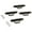 Silver, variant on 4 Pcs Antique Furniture Handles Drawer Ring Pulls Retro Decorative Handles#