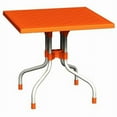 thumbnail image 1 of Forza Square Folding Table Color: White, 1 of 2