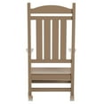thumbnail image 7 of Afuera Living Traditional Classic Outdoor Porch Rocking Chair in Brown, 7 of 7