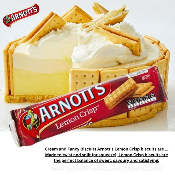 Arnotts Bulk - Lemon Crisp Cream Biscuits (Deal Pack Of 6 x 250g EA) Aussie Made & Loved ...