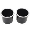 thumbnail image 1 of Insert 2 Pcs Porte-Gobelet RV 73mm Support Stable Robuste Installation Facile Porte-Gobelet pour Bateau Yacht, 1 of 8