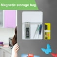 thumbnail image 3 of Fridge Whiteboard Magnet Stationery Organizer Holder Clear Tools Storage Pouch, 3 of 10