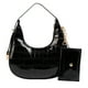 thumbnail image 1 of Bolso de hombro con estampado de cocodrilo, bolso bandolera clásico vintage, bolso de hombro de cuero artificial, negro, 1 of 5