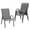 Gray 4 Pcs, variant on Vitarpatio Outdoor Patio Dining Chairs Set of 4, Stackable Patio Chairs Metal Outdoor Chair High Back Textilene Armchairs