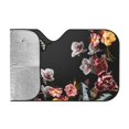 thumbnail image 2 of Kdxio Butterfly with Fowers Print Windshield Sun Shade, Foldable Sun Blocker for Car,Truck,SUV Automotive Interior Sun Protection,Reflective Shade for Front Windshield(Small), 2 of 7