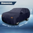 thumbnail image 5 of Unique Bargains 190T PU SUV Car Cover for Chevrolet 4 Door 07-2024 Waterproof Sun Rain Dust Snow Protection Navy Blue, 5 of 5