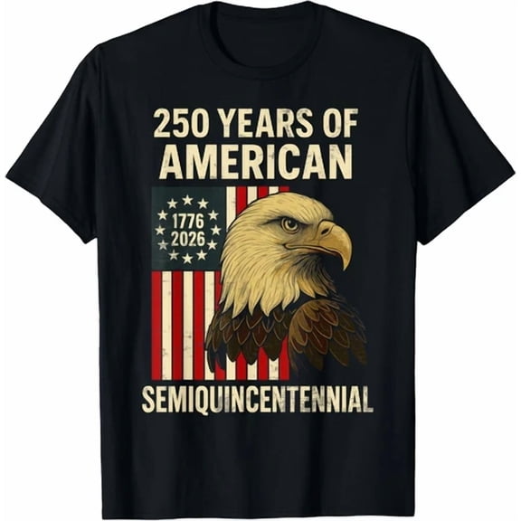 250th Anniversary American US Flag Vintage T-Shirt