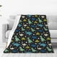 thumbnail image 1 of Balery Dinosaur Manta de Felpa Suave y Acogedora – Cobija de Franela Aterciopelada para Cama, Lavable y Cálida para Sofá, Mascotas, Transpirable-80"x60", 1 of 7