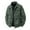 Green, variant on Fgnfyis Men Jacket Corduroy Casual Jacket Autumn Winter Stand Collar Lightweight Outdoor Windbreaker for Daily Wear Trench Coat Men Black L