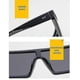thumbnail image 3 of New Trend Large Frame One-piece Uv400 Sunglasses Street Shooting Male/female Sunglasses Retro, 3 of 5