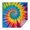 Rainbow Tie Dye-1, variant on Red White Tie Dye Mandala Pattern Square Tablecloth,Waterproof Square Table Cover,Wipeable Spillproof Washable Table Cover for Home Kitchen Party Decor 42"X42"(107x107cm)
