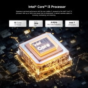 CHUWI LarkBox X Mini PC,256GB SSD 8GB RMA,Intel i3-1220P (10C/12T, up to 4.4GHz),Windows 11 Mini Gaming/Bussiness Desktop Computers,WIFI 6,Hybrid–Cooling System