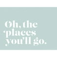 thumbnail image 3 of Urban Road 24x19 Black Modern Framed Museum Art Print Titled - Oh the Places Poster, 3 of 5