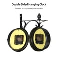 thumbnail image 2 of Reloj de pared retro de doble cara leyfeng color Negro, 2 of 8