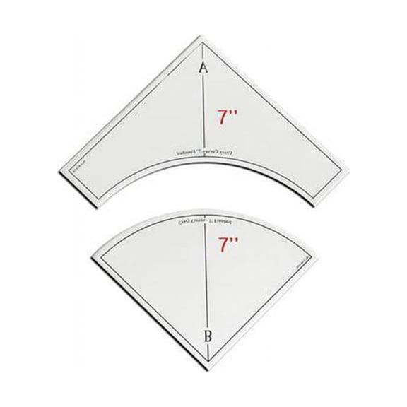 Quilting Templates Stencils Kit Handmade Sewing Patterns Clear Acrylic DIY Tool