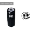 thumbnail image 2 of Sugar Skull Stamp / 2000 Plus Self Inking Teacher Stamper / 9/16" Candy Skull Halloween Black Imprint / Planner Worksheet Stamp, 2 of 6