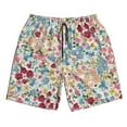 thumbnail image 2 of KLL Trendy Floral Design Men's Casual Summer Beach Shorts Hawaiian Shorts with Pockets-XX-Large, 2 of 6