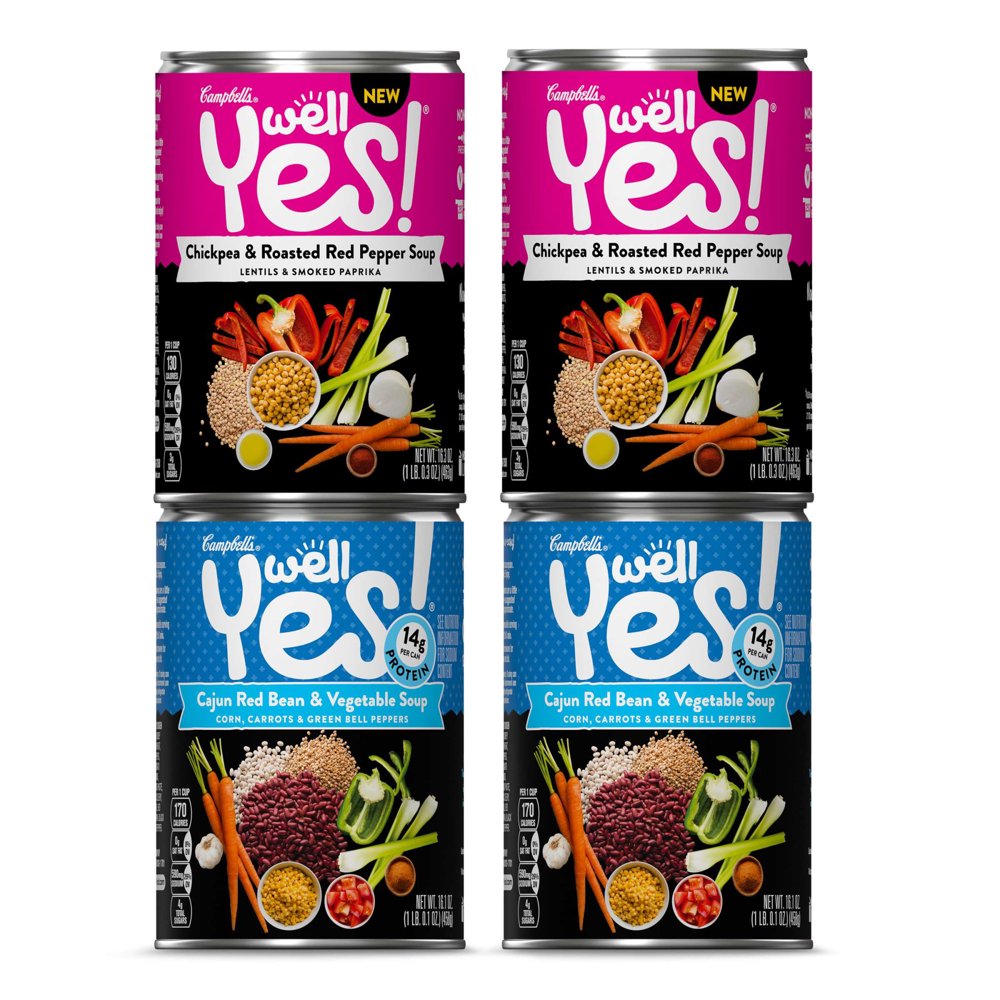 Campbell's Well Yes! Soup Vegan Variety Pack (4, 16.1 oz. Cans