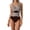 C-Brown284, variant on DHFJKG One Piece Swimsuit Women Wide Straps V Neck Ruched Color Block Leopard High Cut Bathing Suit Stylish Beachwear