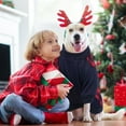 thumbnail image 7 of GreenJoy Plaid Dog Christmas Outfit - Turtleneck Dog Sweater with Leash Hole, Soft & Warm Dog Cold Weater Coat for Dogs and Cats, Perfect for Christmas and Everyday Wear, 7 of 7