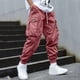 thumbnail image 2 of Pantalones jogger con cintura elástica para hombre - Pantalones deportivos con cordón, múltiples bolsillos, algodón, S-XXXL, actividades al aire libre, 2 of 4
