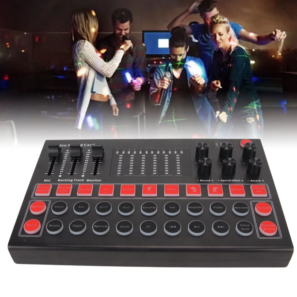 Sound Board, 10 Special Effects 8 Sound Effects ABS Live Sound Card for ...