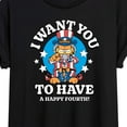 thumbnail image 3 of Garfield - Want You To Have A Happy Fourth - Juniors Ideal Flowy Muscle T-Shirt, 3 of 5