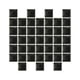 thumbnail image 1 of Cateissary 10 piezas mosaico adhesivo para pared calcomanía decoración habitación adorno 3D azulejo pegatina escena diseño ornamento azulejos Decoración del hogar Negro 20*20*10 piezas, 1 of 6